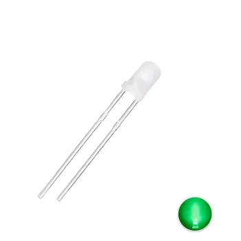LED 3mm Difuz Verde