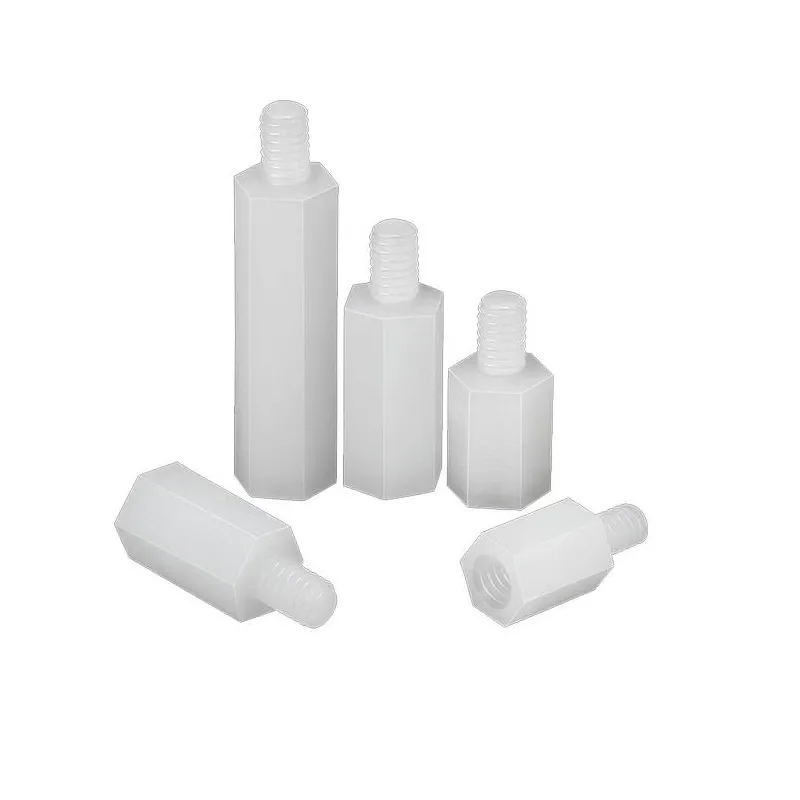 Distanțiere Hexagonală M3 x 8 mm Din Plastic - Mamă -Tată