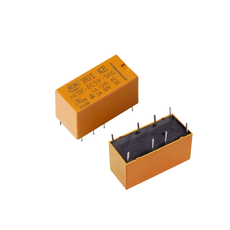 5V DC Relay 1A 125V Huike HK19F 8 Pin DPDT
