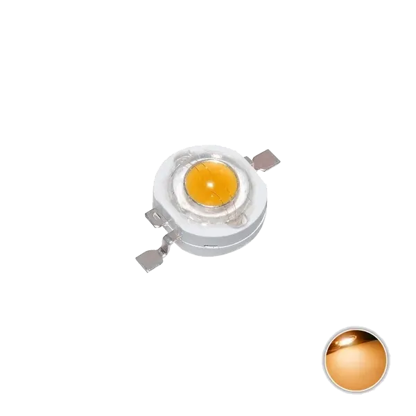 Led de Putere 3W ALB CALDE 3000 - 3200K