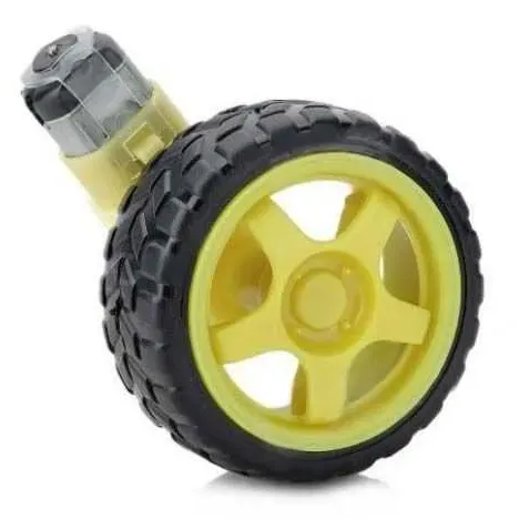 Set Motor și Roată 6V 250 RPM