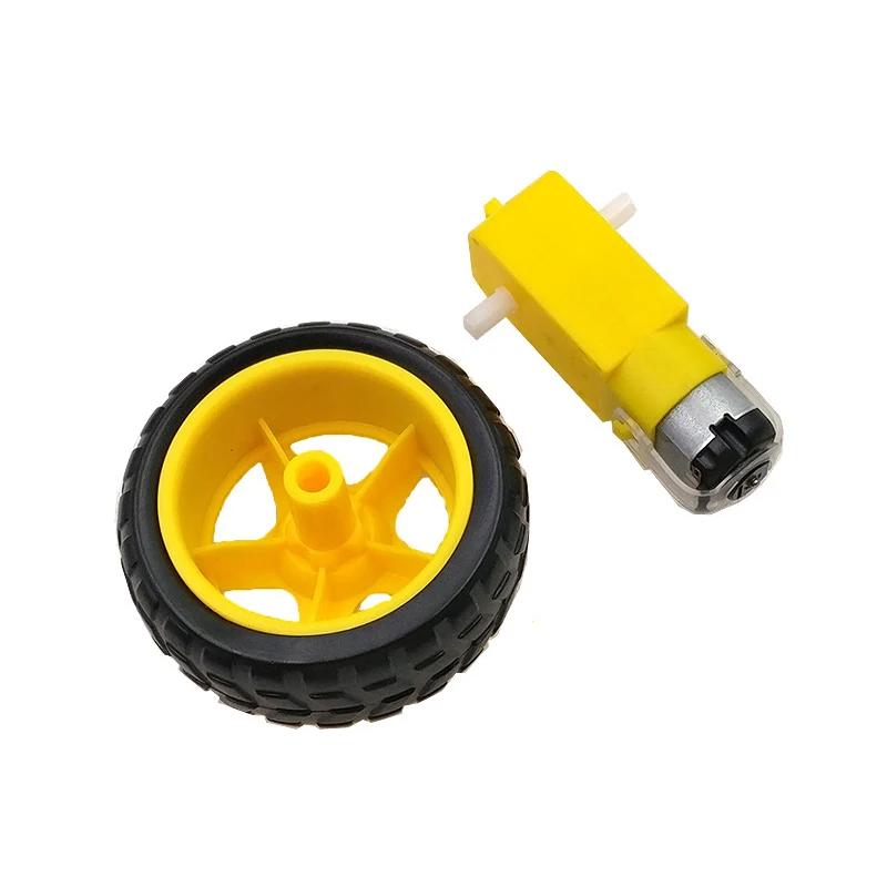 Set Motor și Roată 6V 250 RPM