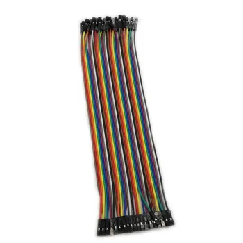 20cm 40-Pin Female-to-Female Jumper Cables