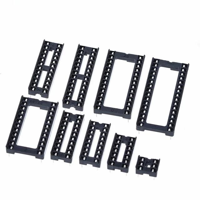 IC Socket 2x4 - DIP 8-Pin Integrated Circuit