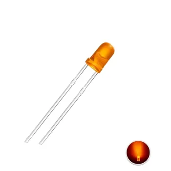 LED 3mm Portocaliu