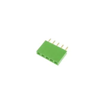 1x5 Pin Header 2.54mm Pitch Green - Female