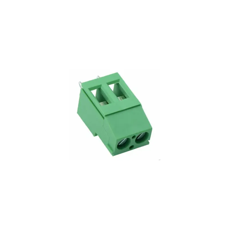 5.08 mm 2 Pin PCB Terminal Block Green - (Height 14mm)