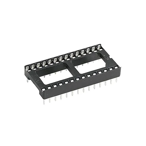 IC Socket 2x14 - DIP 28-Pin Integrated Circuit -Wide IC Socket 2x14 - DIP 28-Pin Integrated Circuit -Wide