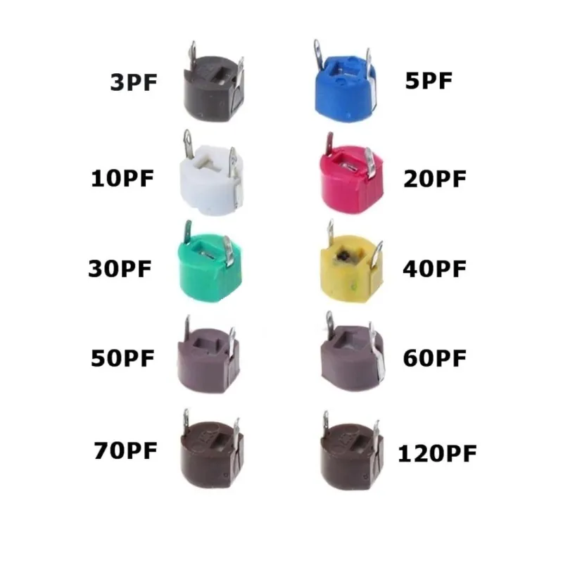 Adjustable Trimmer Capacitor, 120pF