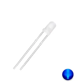 LED 3mm Difuz Albastru