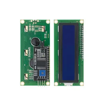 Blue Screen LCD 1602 - Modul de Afișare LCD 16x2 cu I2C Solder