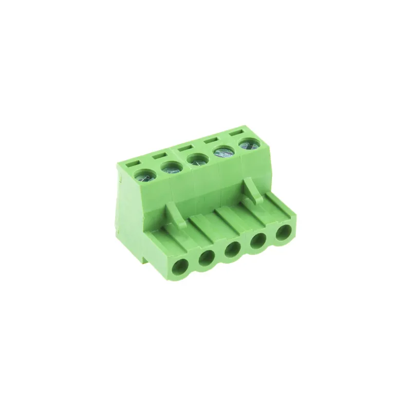 5.08mm 5 Pin Right Angle Screw Terminal Block Female Connector