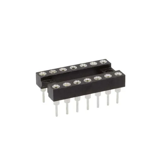 Priză IC de precizie, 14 pini, DIP-14, Circuit Integrat 2x7