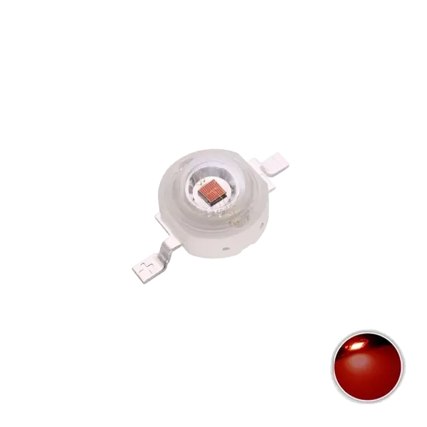 LED de Putere 1W DEEP RED 660nm