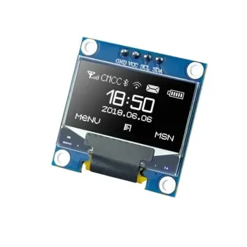 Afișaj I2C OLED Alb de 0,96 Inci - SSD1306