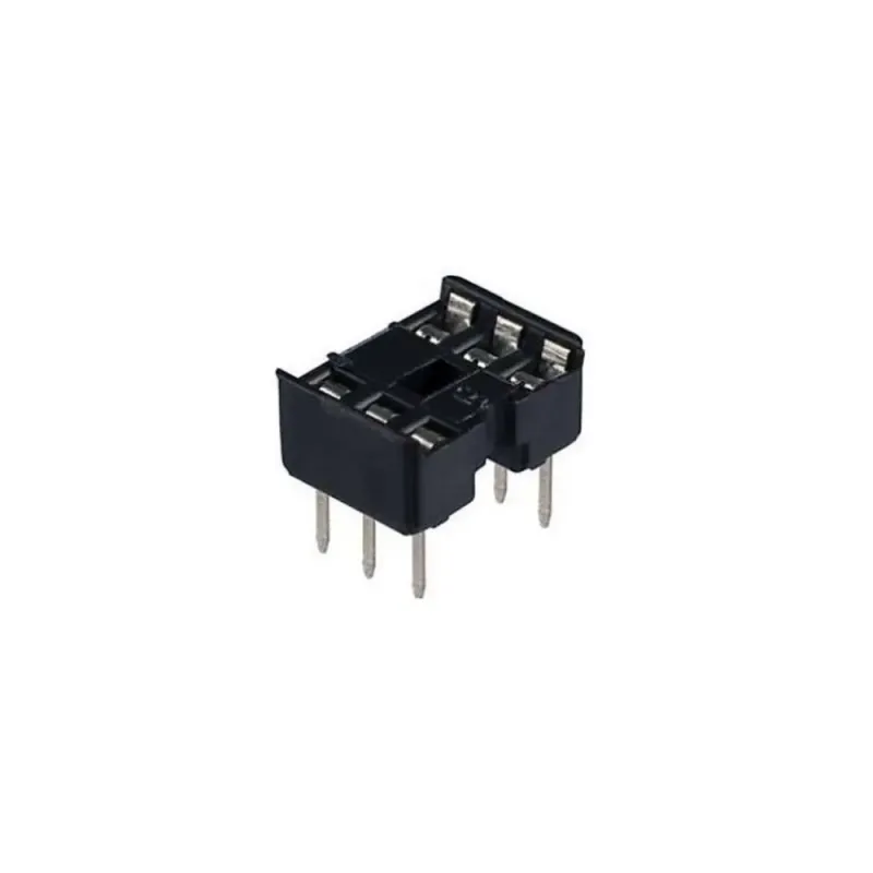 IC Socket 2x3 - DIP 6-Pin Integrated Circuit