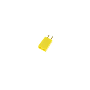 1x2 Pin Header 2.54mm Yellow - Female