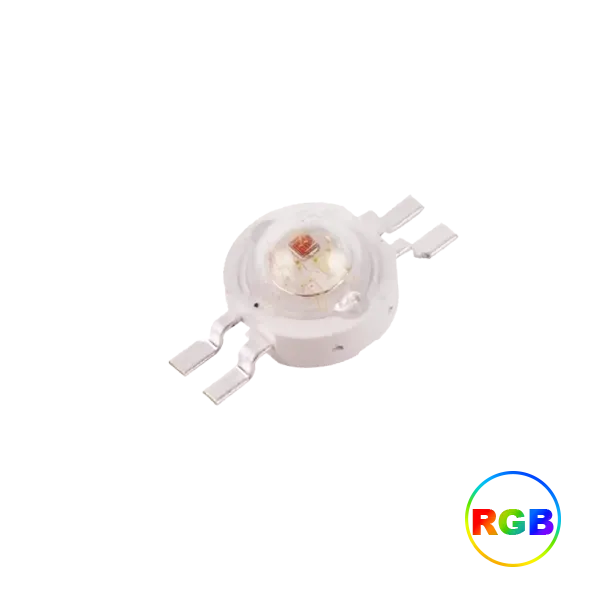 Led de Putere 3W RGB 4 Pini - Anod Comun
