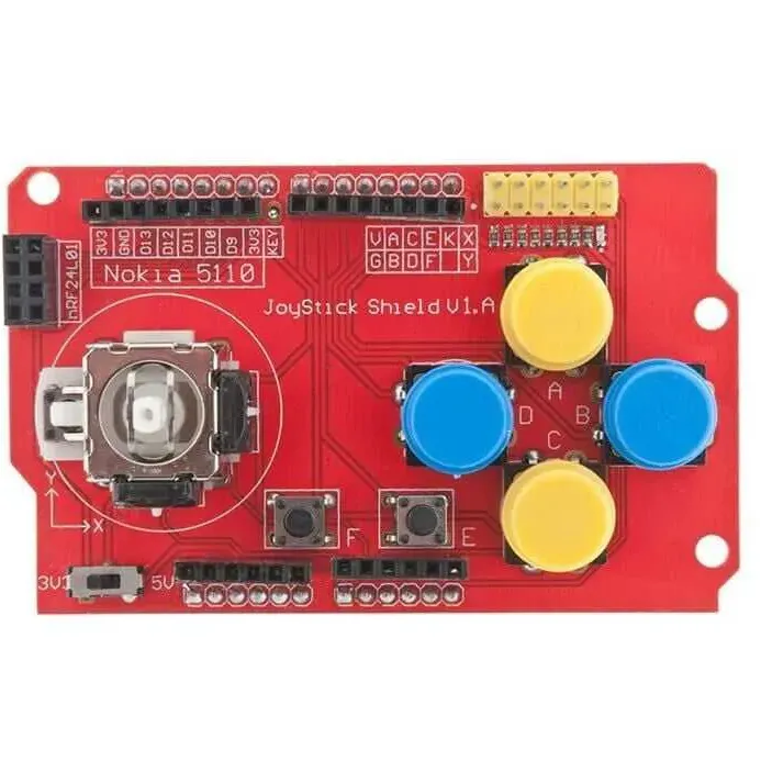 Joystick Shield Pentru Arduino Joystick Shield Pentru Arduino