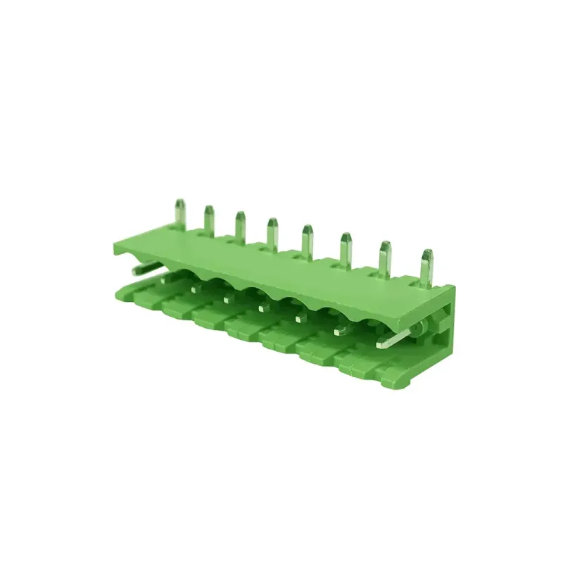 7,62 mm Drept 8 Pini 90C Conector Bloc Terminal - Tată