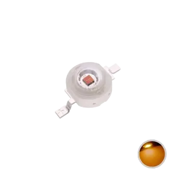 1W Power Led 585 - 590nm Amber