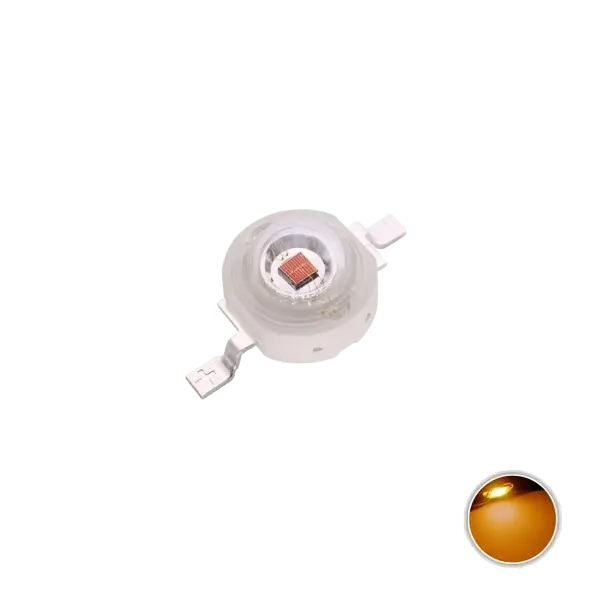 1W Power Led 585 - 590nm Amber