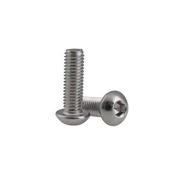 Șurub Allen Din Oțel Inoxidabil cu Cap Buton M2 x 10mm Șurub Allen Din Oțel Inoxidabil cu Cap Buton M2 x 10mm