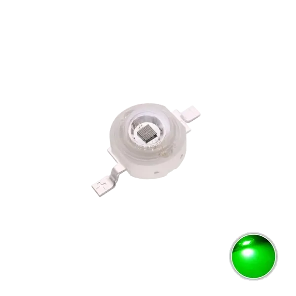 LED Verde de Putere 1W 520-525nm