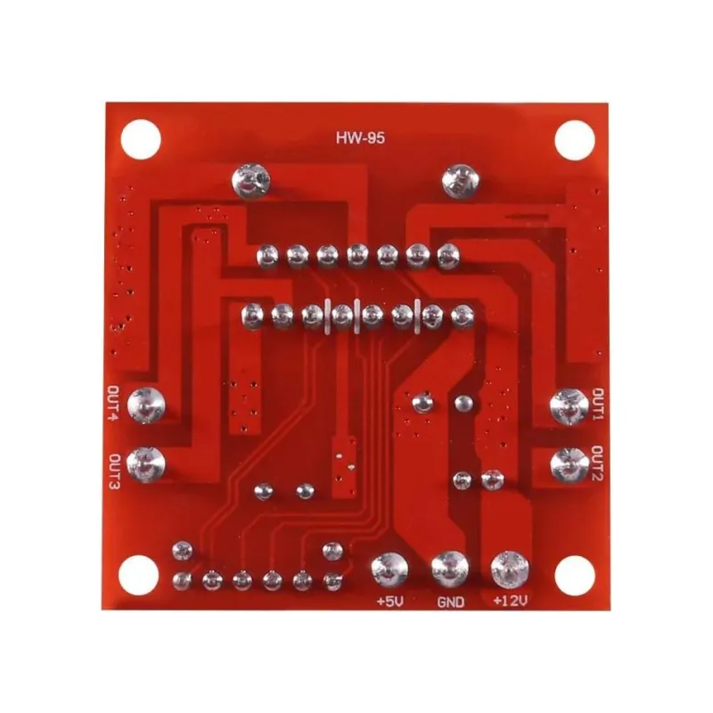 L298N Dual Motor Driver Board with Voltage Regulator