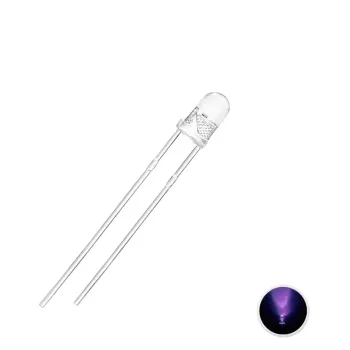 LED 3mm Violet Transparent - Led UV