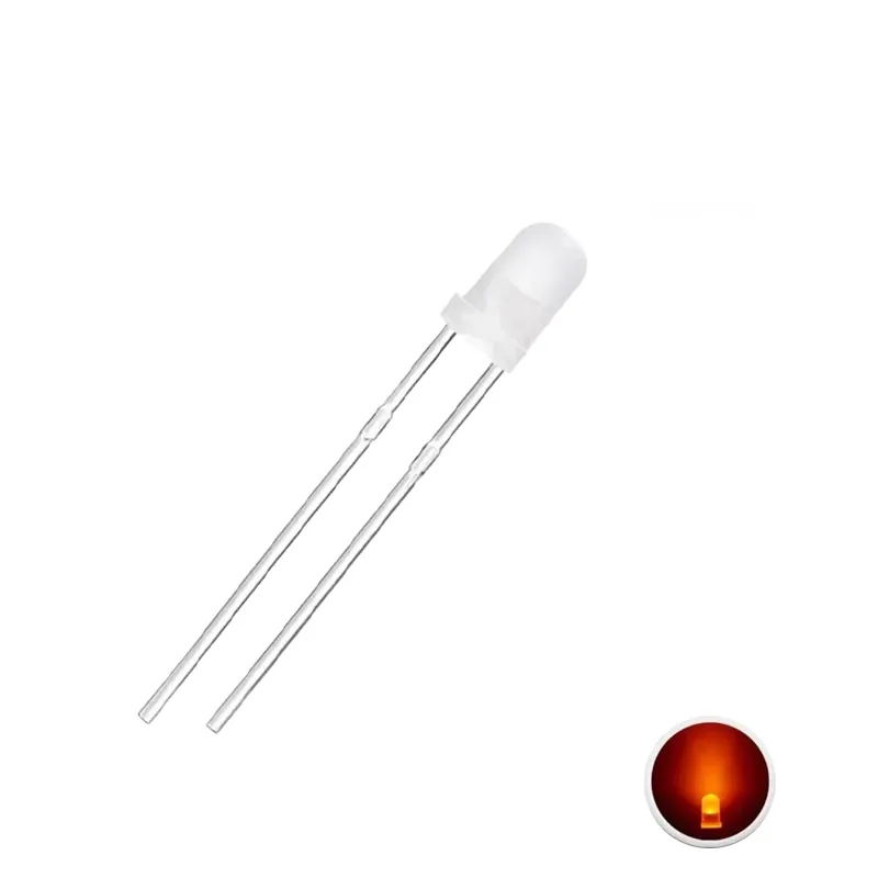 LED 3mm Diffuse Orange