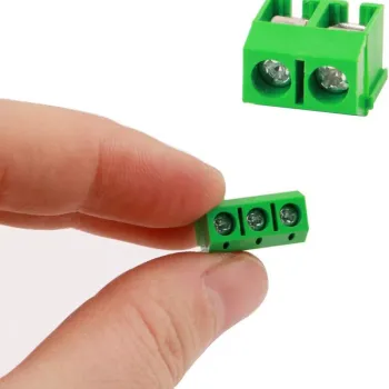 5.08 mm 3 Pin PCB Terminal Block (Height 10mm) - Green