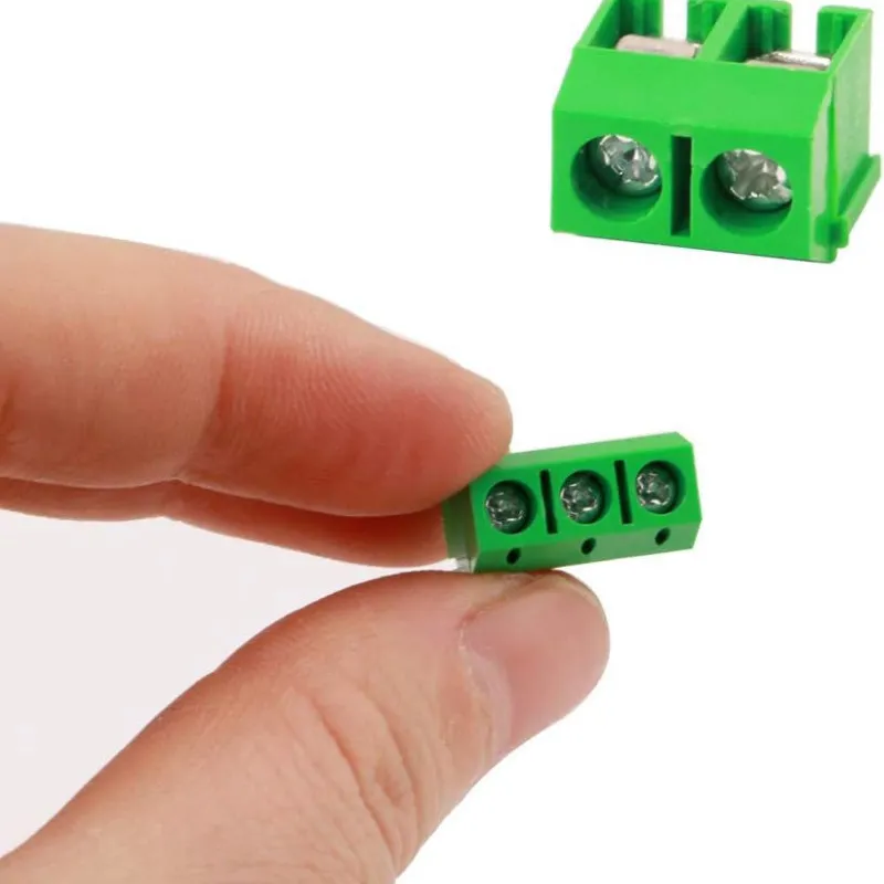 5.08 mm 3 Pin PCB Terminal Block (Height 10mm) - Green