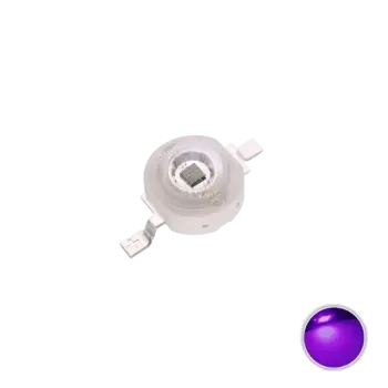 1W Power LED PURPLE - UV 395-400nm