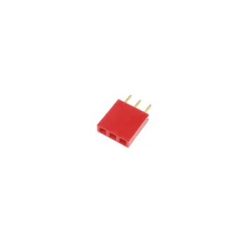 1x3 Pin Header 2.54mm Pitch Red- Female
